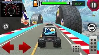 Monster Truck Stunt Car Driver Games #2 - Extreme Impossible Tracks Simulator - Android GamePlay