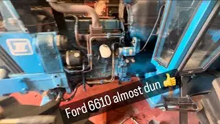 Ford 6610 almost dun , trucks and apprentice is cussing 😂