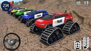 Juegos De Carros - Police Monster Truck Impossilbe Driver #6 - US Car Stunts Racing Android Gameplay