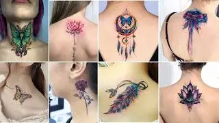 Neck Tattoos For Women 2025 | Tattoo Ideas For Girls 2025 | Just Tattoos