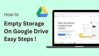 How to Empty Storage on Google Drive !