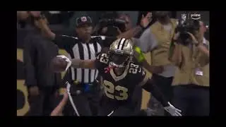 NFL Saints Cornerback Lattimore defend this receiver with a great speed turn!