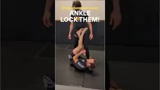 Achilles Grip from Open Guard to Ankle Lock
