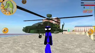 US Police Stickman Vagas Crime - Stickman Rope Hero Simulator - Android Gameplay