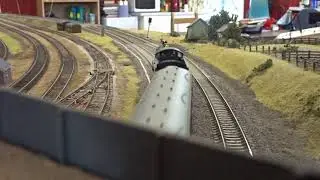 B.M.Rly.S: The BACHMANN is, No.6990 &lsquo;Witherslack Hall&rsquo;, was running on OO Gauge Layout. (V11)