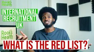 What is the international for recruitment red list in the UK ?