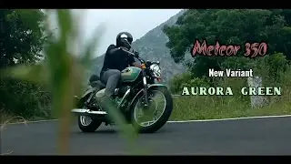 A Day with Royal Enfield Meteor 350 on Hills l New Variant Aurora Green l Bullet Riders