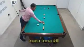 snooker line-up drill