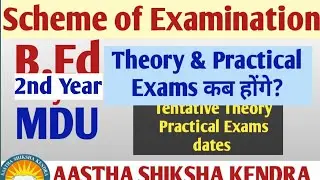 B.Ed Exam Guidance // B.Ed Exams Information // June 2023 // July2023 // MDU // B.Ed 1st & 2nd Year