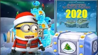 Despicable Me Minion Rush ARCTIC VACATION STAGE 5 REWARDS - gameplay walkthrough - NEW YEARS EVE