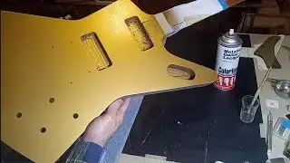 58 Goldtop Explorer Replica Build Using Stewmac 59 Les Paul Templates.  Lollar P90s & Tonepros  V13B