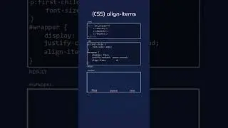 HTML / CSS / JS || align-items Values 