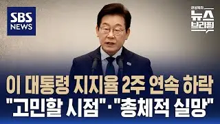 [여담야담] 이 대통령 지지율 2주 연속 하락…
