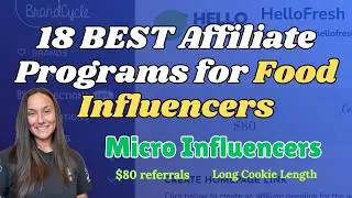 18 Best Affiliate Programs for Food Bloggers & Influencers in 2026