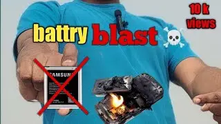 mobile battery blast!! mobail battery explosion video!!☠️☠️