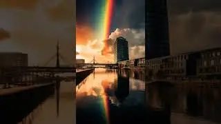 Rainbow 🌈 #rainbow #beautifulnature #colors #vibgyor #colourful #beautifulrainbow #weather #climate