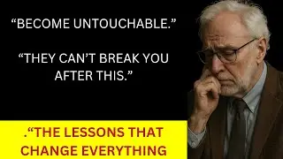 20 Life Lessons for an Untouchable Mind #motivation #quotes #fearlessquotes #inspiration #stoicism 