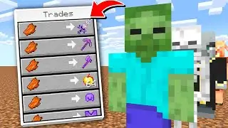 Minecraft, But Mobs Trade OP Items....