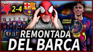 🤯¡EL BARÇA REMONTA 2-4 CONTRA EL SLAVIA PRAGA con DOBLETE ESPECTACULAR de FERMÍN!