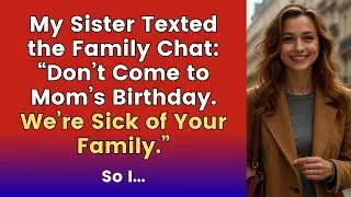 My Sister Texted the Family Chat: &ldquo;Don&rsquo;t Come to Mom&rsquo;s Birthday. We&rsquo;re Sick of Your Family.&rdquo; So I...