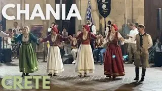 Cretan Folk Dances Trimartiri Chania's Cathedral Church 2024 🇬🇷