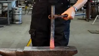 Craft Video Dictionary: Upsetting Forged Steel demonstrated by Heather McLarty
