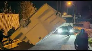 Доставка композитной чаши бассейна 