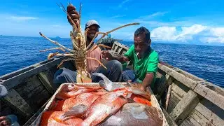 Serunya Angkat Perangkap Ikan | Proses penangkapan ikan
