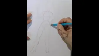 How to Sketch a female character body | Comic Style | part -1