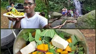 Grenada OIL down,  nature cook out. vlog
