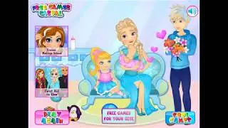 Elsa's Baby Birth   Fun Disney Frozen Game for Girls   YouTube