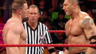 WrestleMania: Batista defends the WWE Championship against John Cena