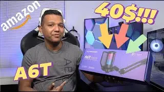 2025 Amazon Big Deals of FIFINE USB Condenser Microphone Kit A6T with boom arm for Gaming, Streaming