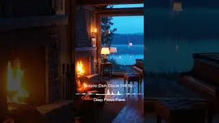 Deep Focus Piano 🎹 Relaxing Music for Sleep & Study (Cozy Lake Cabin Vibe)
