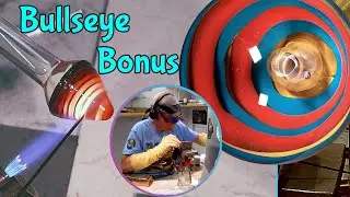 Bullseye Vortex Marble Concept with a Gold and Silver Fume Splash core &ndash; Full Build Process #50