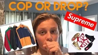 WEEK 10 SUPREME SS17 DROPLIST MOST HYPED ITEMS! NIKE SUPTEMPOS, SPLIT TRACK JACKET, SUPREME JOGGERS!