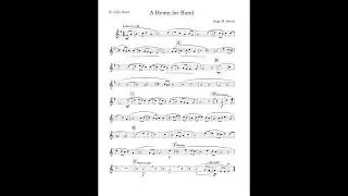 A Hymn For Band (Alto Horn part) by Hugh M. Stuart