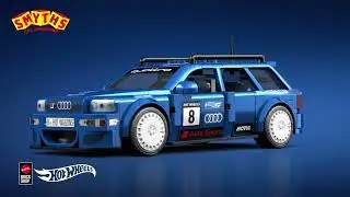 Le V&eacute;hicule Audi RS2 Mattel Brick Shop Hot Wheels  est chez Smyths Toys !