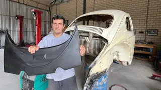Funilaria da carroceria do fusca 1969 - Parte 3 (fabrica&ccedil;&atilde;o da saia traseira) 