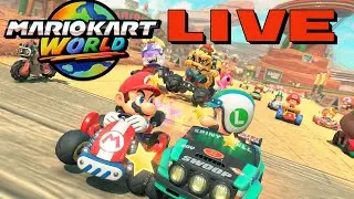 🔴LIVE Mario Kart World With Viewers! Come Join and Relax