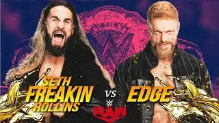 Edge defends his World Heavyweight Championship against Seth 