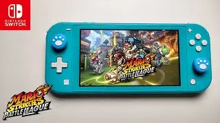 Mario Strikers Battle League Nintendo Switch Lite Gameplay