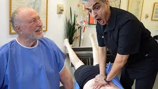 INTENSE back adjustment helps relieve 15 years of back pain and foot drop!