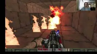 doom wad - level 18 pyramid -labyrinth of the aku