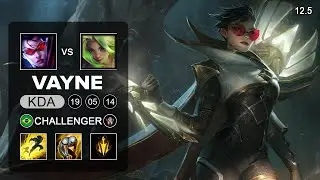 Vayne ADC vs Zeri - BR Challenger - Season 12 Patch 12.5