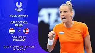Arantxa Rus v Malene Helgo Full Match | United Cup 2024 Group F