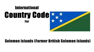 solomon island country code number