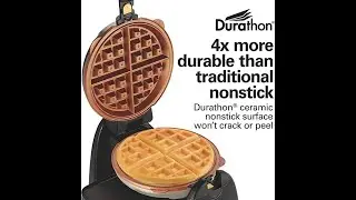 Waffle Maker | Hamilton Beach 26031 Belgian Waffle Maker with Removable Nonstick Plates,
