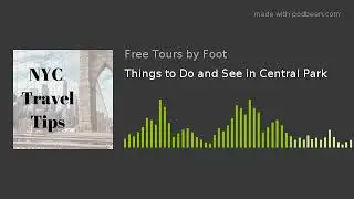 Things to Do and See in Central Park