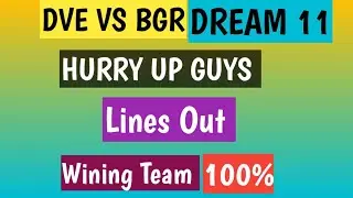 DVE vs BGR, bgr vs dve, dve vs bgr dream 11, bgr vs dve dream 11, vincy premier league T10